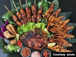 Menu komplit Jimbaran Bali dari Seleraku Los Angeles (dok: Seleraku Los Angeles)