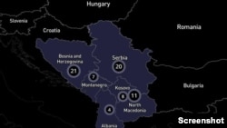 Mapa BIRN-a (Foto: Screenshot)