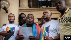 ARHIVA: Aktivisti za gej prava ispred suda u Najrobiji u Keniji, 24. maja 2019.