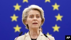 Predsednica Evropske komisije Ursula fon der Lajen