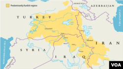 Kurds consider parts of Turkey, Syria, Iraq and Iran as their broader homeland.