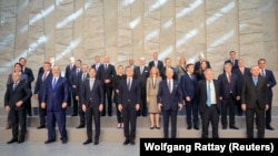 KTT para pemimpin NATO di Brussel, Belgia 24 Maret 2022 lalu (foto: ilustrasi). Finlandia dan Swedia diperkirakan akan mengajukan permohonan untuk menjadi anggota NATO, pasca invasi Rusia ke Ukraina. 