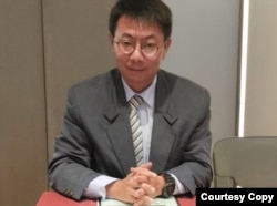 台湾全球防卫杂志采访主任陈国铭。（陈国铭提供）