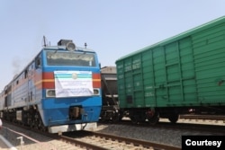 FILE - Uzbek humanitarian aid arrives in Hairatan, Afghanistan, April 30, 2022. (Photo credit: mfa.uz)