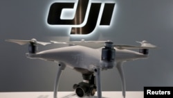 资料照：中国大疆无人机在香港展示。（2016年9月22日）