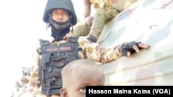 Wani yaro da iyayenshi 'yan Boko Haram suka gudu suka bari