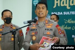 Kapolda Sulteng Irjen Pol Rudy Sufahriadi memberikan keterangan pers di Mapolda Sulawesi Tengah di Palu, Rabu (18/5/2022) (Foto : Humas Polda Sulteng)