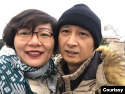 资料照：“长沙富能”负责人程渊和妻子施明磊