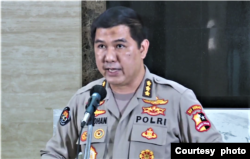 Kepala Biro Penerangan Masyarakat Divisi Humas Polri, Brigjen Polisi Ahmad Ramadhan. (Courtesy: Divisi Humas Polri/YouTube)