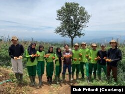 Duta petani milenial. (Foto: Dok Pribadi)