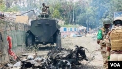 Motar Sojojin Nijar Da Ta Taka Nakiya a jihar Tilabery
