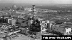 Nuklearna elektrana Černobil nakon eksplozije reaktora broj četiri, 26. aprila 1986.