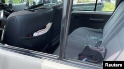 Motuka ezalaki komema ntoma ya Italie na RDC Luca Attansio ezwaki masasi na Ruhimba, na Nord-Kivu, 22 février 