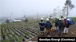 Lokasi proyek pengembangan PLTP di Dieng. (Foto Geodipa Energi)