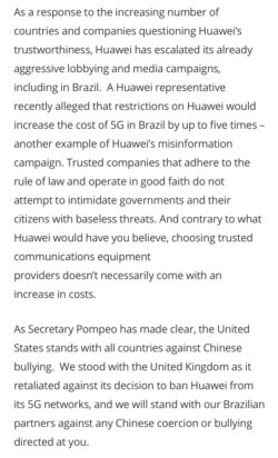 国务次卿克拉奇力劝巴西加入全球净网行动。（图片来源于美国国务院网页）