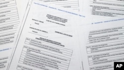 美国司法部公布的特朗普海湖庄园查获物品清单。（2022年9月2日）