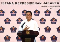 Juru Bicara Satgas Penanganan COVID-19 Prof Wiku Adisasmito dalam telekonferensi pers di Istana Kepresidanen Jakarta, Selasa (15/9). (Setpres RI)