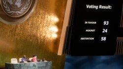 Rezultat glasanja u Generalnoj skupštini Ujedinjenih nacija (Foto: Rojters)