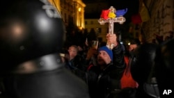 Protest u Bukureštu (AP Photo/Vadim Ghirda)