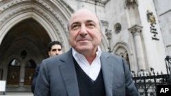 Oligark Rusia Boris Berezovsky yang mengasingkan diri ke London setelah memenangkan kasus fitnah terhadapnya di pengadilan Inggris. (Foto: Dok)