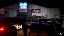 An exterior view of the scene near a shooting is photographed, Jan. 23, 2023, in Half Moon Bay, Calif. 