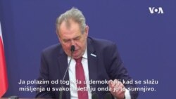 Miloš Zeman i Aleksandar Vučić o Ukrajini
