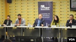 Debata u beogradskom Medija centru o ponuđenom planu za Kosovo (Foto: Medija centar Beograd) 