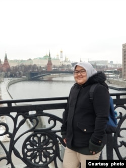 Nabila Agia, mahasiswi S1 di Moscow State University of Civil Engineering sudah 5 tahun belakangan ini tinggal di Rusia (dok: Nabila Agia)