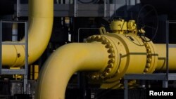 러시아와 서부 유럽을 연결하는 야먈가스관 폴란드 구간에 있는 가스압축 시설. (자료사진)