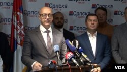 ARHIVA - Predsednik Srpske liste Goran Rakić (Foto: VOA)