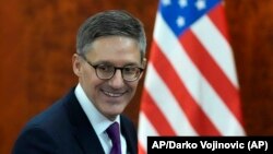 Derek Šole, savetnik Stejt departmenta tokom posete Beogradu (Foto: AP/Darko Vojinovic)