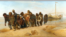 "Barge Haulers on the Volga or Burlaki" is an 1870–1873 oil-on-canvas painting by artist Ilya Repin. (Russian Virtual hublic Museum) 
