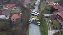 Uklanjanje barikada u selu Rudare