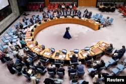 유엔 안전보장이사회 회의 장면. (자료사진)