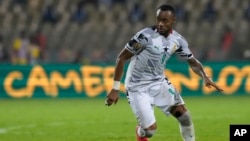 Dan wasan Ghana Jordan Ayew (AP)