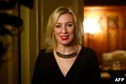 Juru bicara Kementerian Luar Negeri Rusia Maria Zakharova di Moskow, pada 18 Januari 2022. (Foto: AFP)