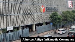 Suasana di sekitar kantor Bawaslu di jalan MH. Thamrin, Jakarta Pusat. (Wikimedia)

