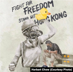 周小龙鲜明地支持反修例运动 (图片来源: 周小龙脸书网站)