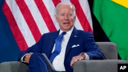 Predsednik Sjedinjenih Država Džo Bajden tokom Samita Amerika, 9. juna 2022, u Los Anđelesu.