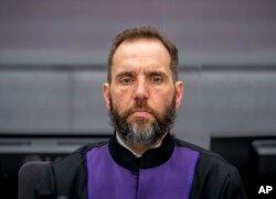 资料照片：海牙特别法庭首席检察官史密斯。