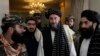 Bashir Noorzai, center, at his release ceremony at the Intercontinental Hotel, in Kabul, Afghanistan, Sept. 19, 2022. Noorzai, a notorious drug lord and member of the Taliban, told reporters that he spent 17 years and six months in a U.S. prison.