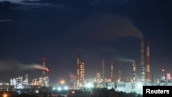 러시아 옴스크의 정유시설. (자료사진)