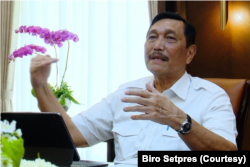 Menko Maritim dan Investasi Luhut Binsar Pandjaitan. (Foto: Courtesy/Biro Setpres)
