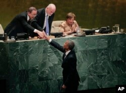 VaBarack Obama vachikwazisa munyori mukuru weUN VaBan Ki-moon.