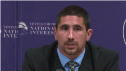 时任外交政策理事会亚洲安全研究部主任的杰夫·史密斯(Jeff Smith)（美国之音黎堡2016年9月28日拍摄）