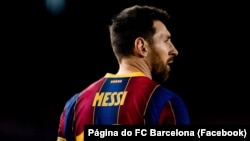 Leonel Messi, jogador do Barcelona