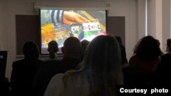 Projekcija filma "Trideset godina mature" na Institutu Hariman pri Univerzitetu Kolumbija, 22. septembra 2022. 