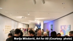 Otvaranje izložbe #SerbiaInRealLife u Umetničkom centru Kacen u Vašingtonu, 8. februara 2025.