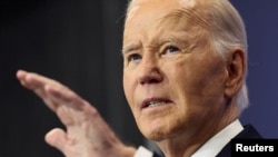 U.S. President Joe Biden delivers remarks at the Brookings Institution in Washington, Dec. 10, 2024. His administration on Dec. 12 announced what it called the first national strategy to counter Islamophobia.