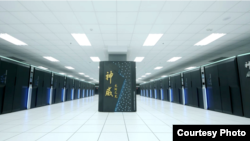 中国的超级计算机“神威·太湖之光”。